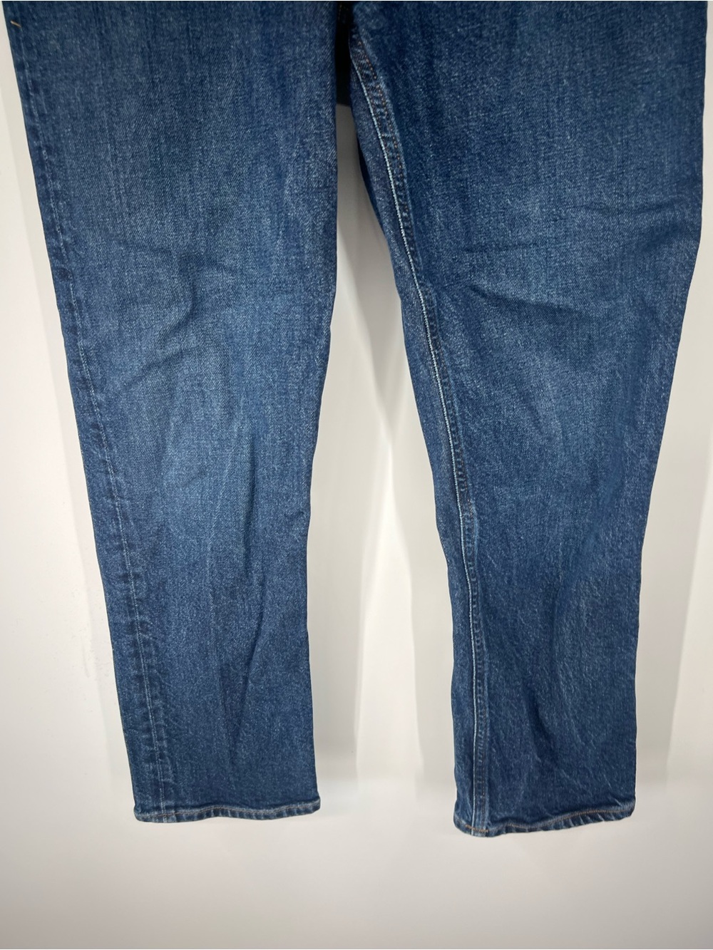 Agolde Riley High Rise Straight Crop Jeans Button Fly - Picture 5 of 8